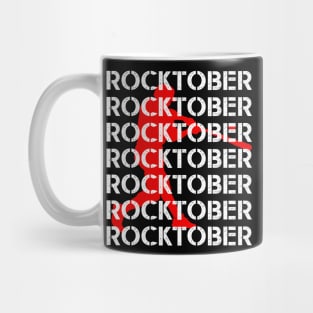 Rocktober Baseball Fan Mug